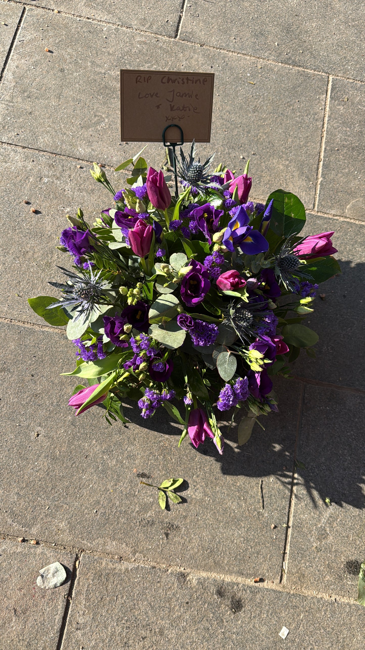Posie Funeral Spray Arrangement