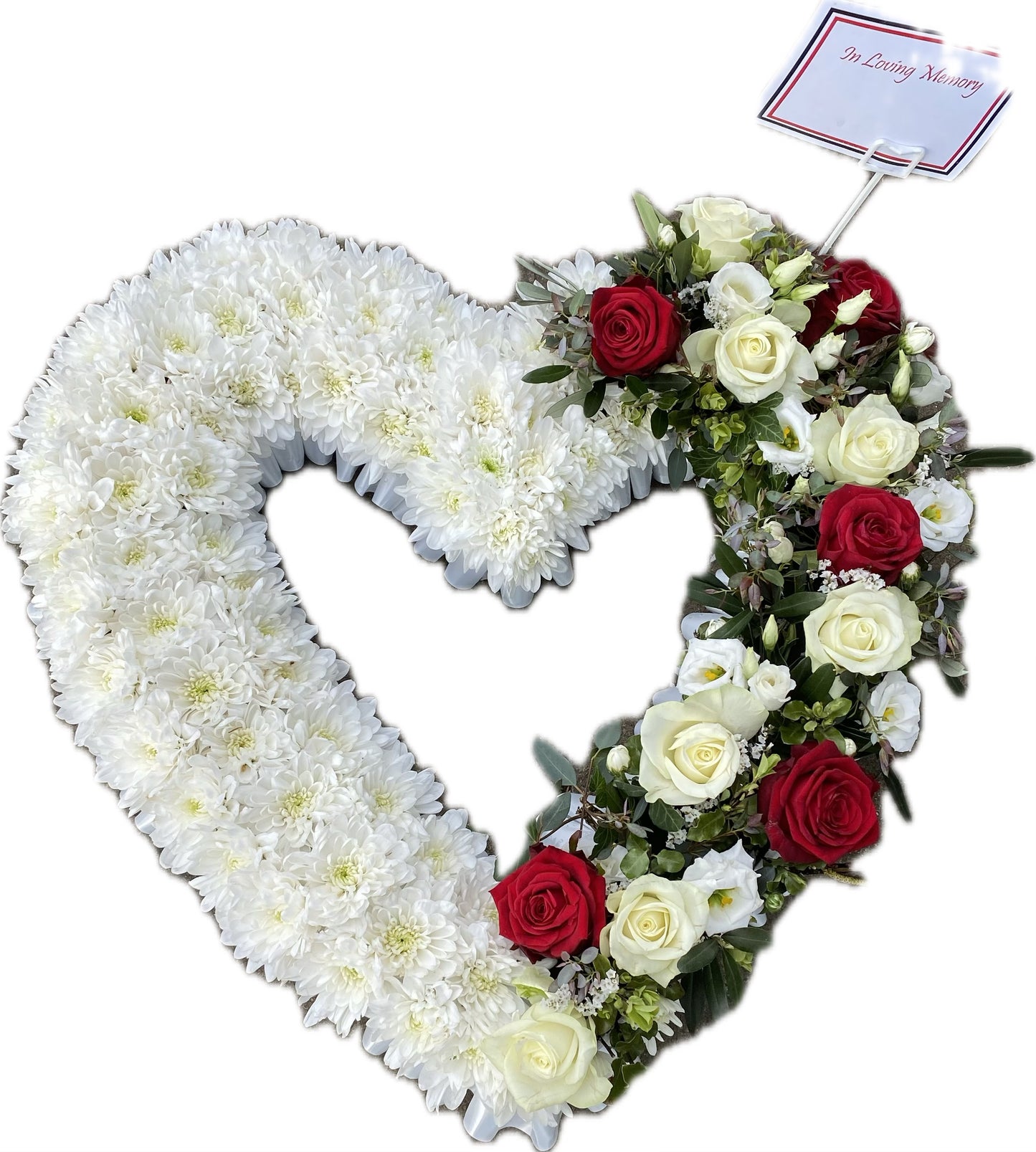 Half Corsage Open Heart