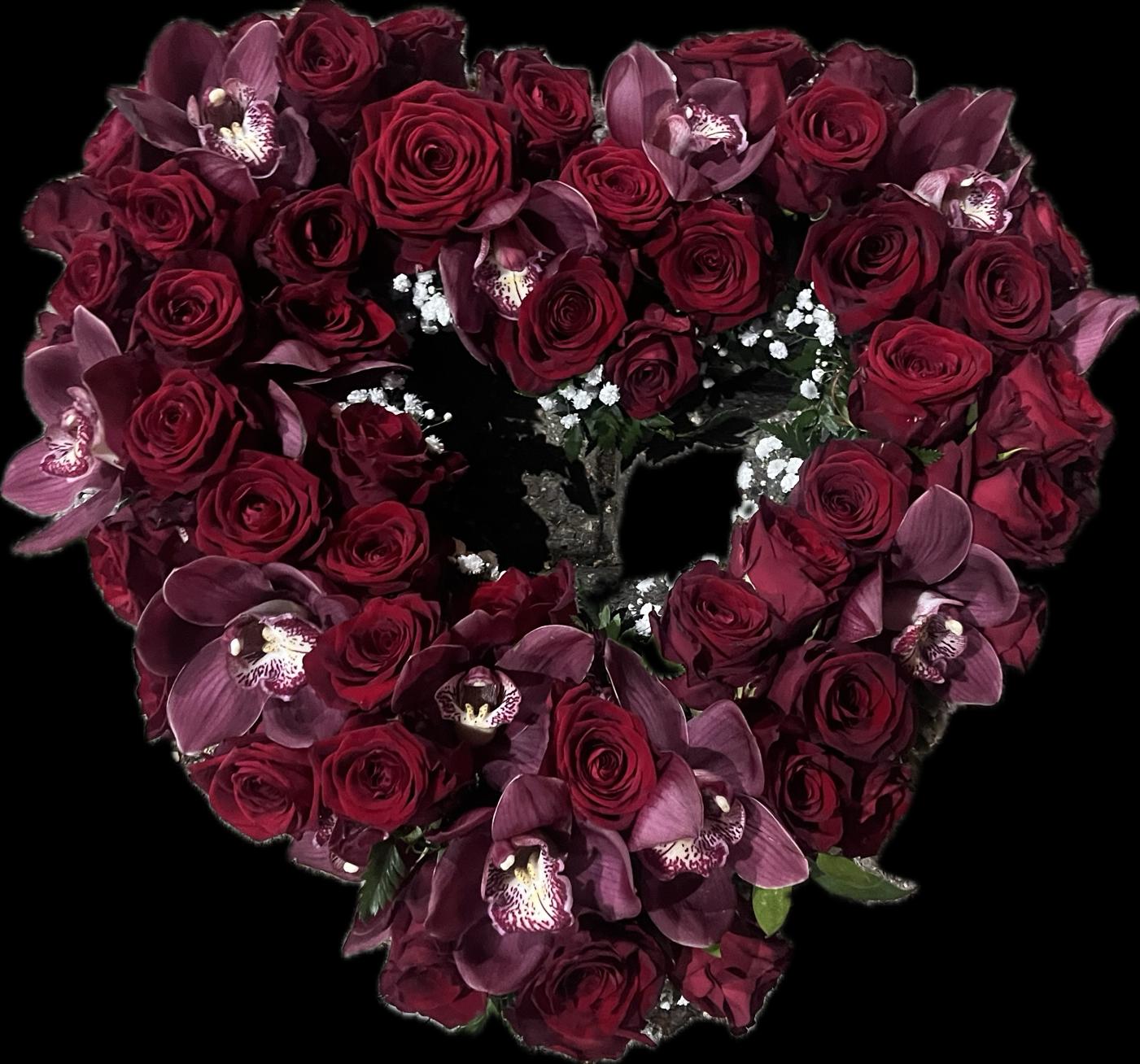 Orchid Rose Heart