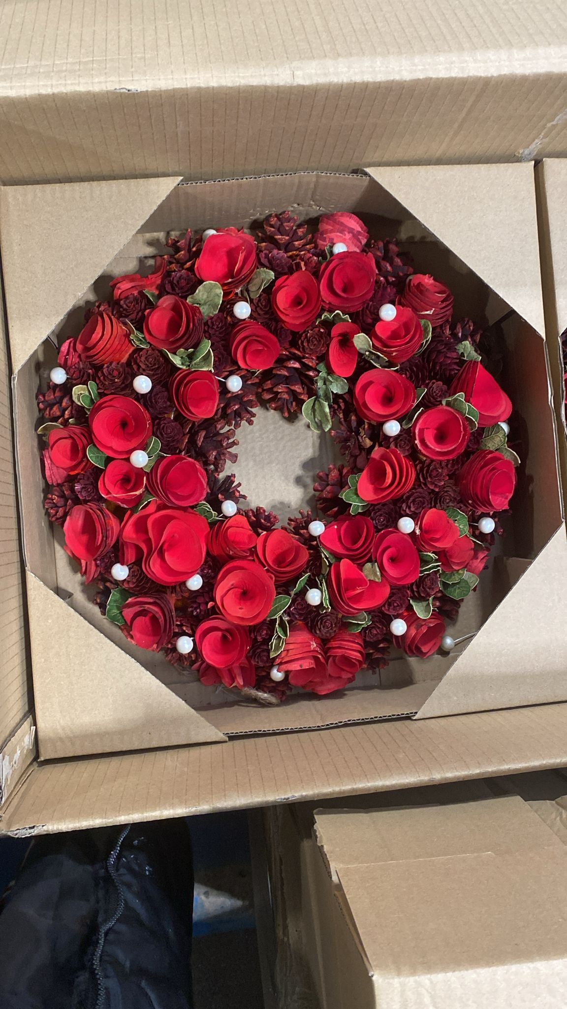 Christmas Poppy Wreath