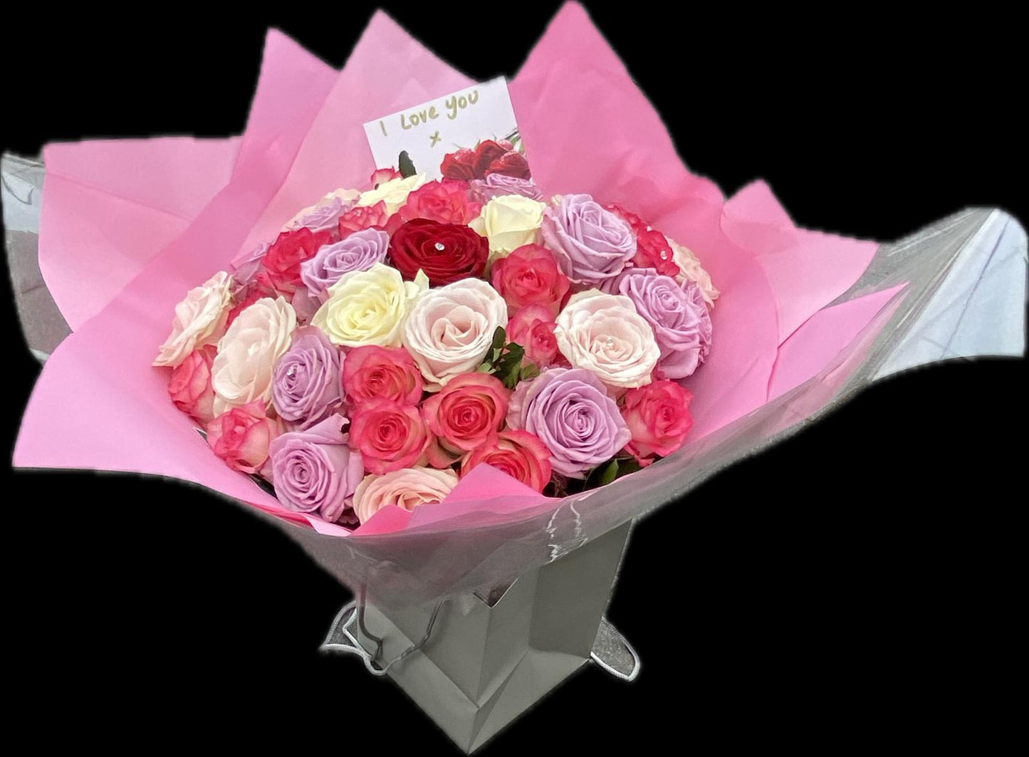 Mixed Rose Dome Bouquet
