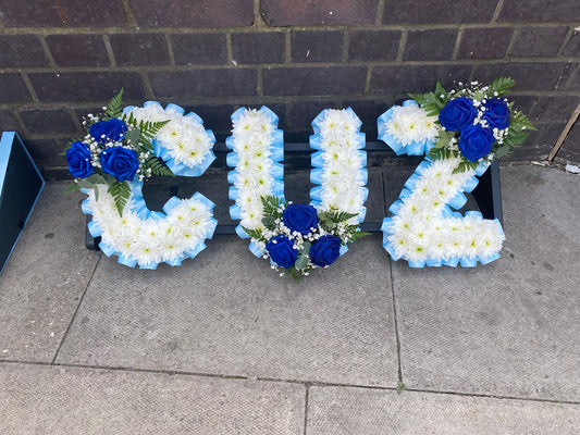 Cuz Blue Rose Lettering