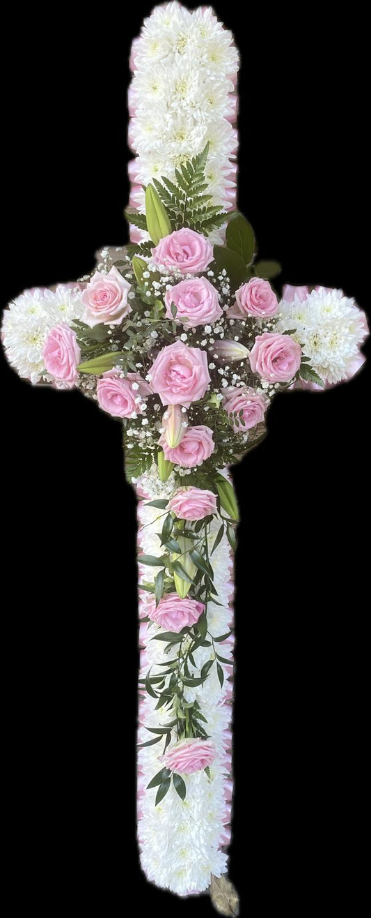 Floral Cross Tribute