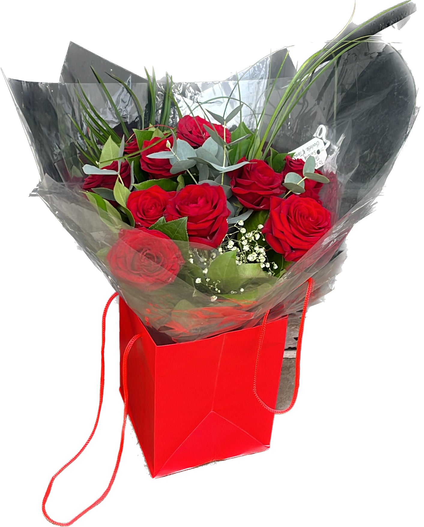 Red Naomi Roses Box Bag Classic