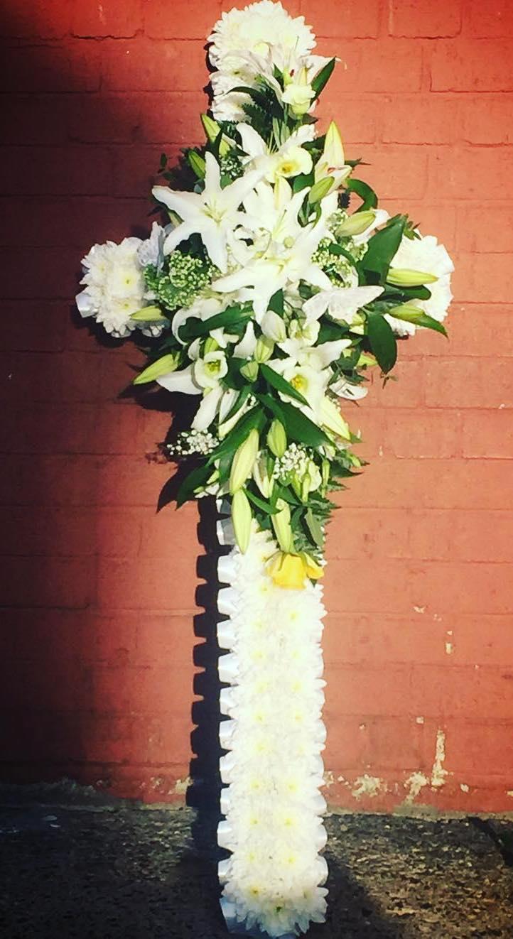Lily Tribute Cross