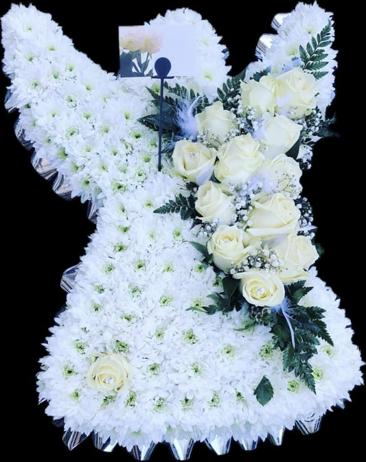 White Angel Floral Tribute